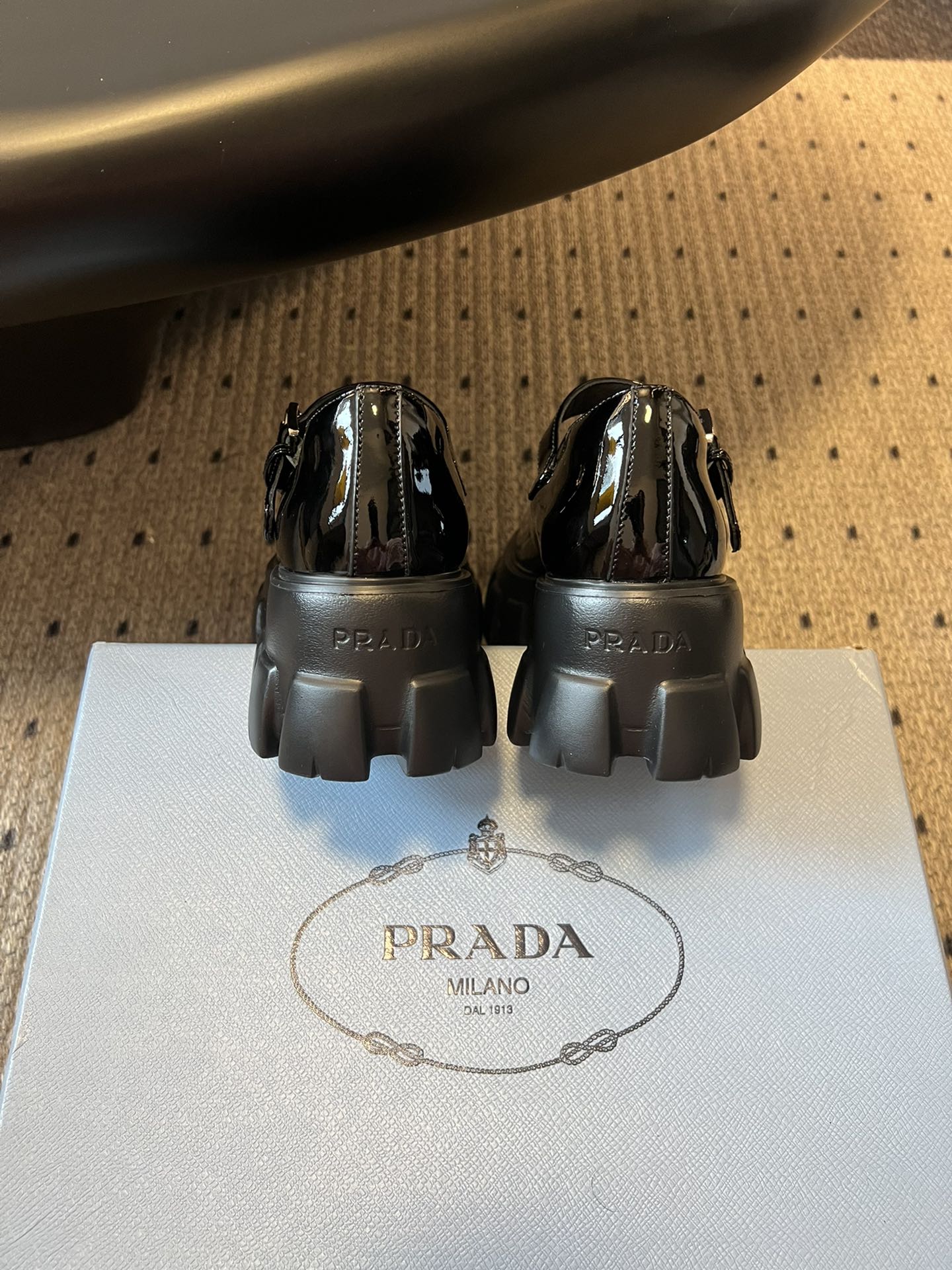 Prada Thick-Soled Mary Jane Shoes – 25SS