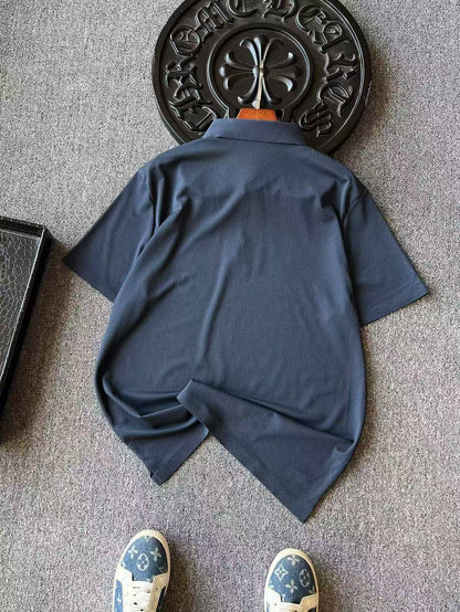 Moncler Ice Silk Jacquard Seamless Polo Shirt