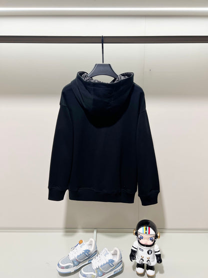 Fendi FF Patch Logo Cotton Hoodie