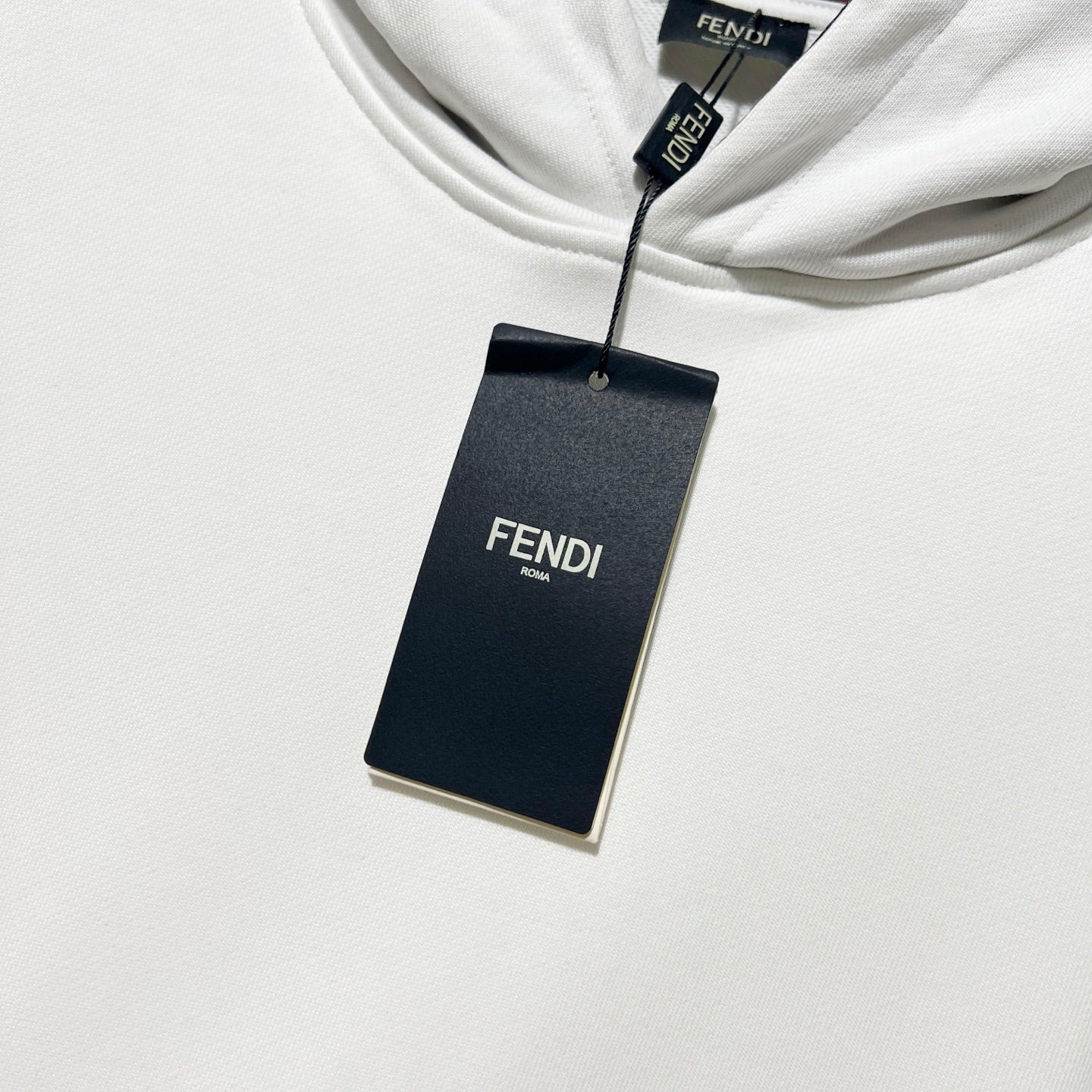 Fendi FF Patch Logo Cotton Hoodie