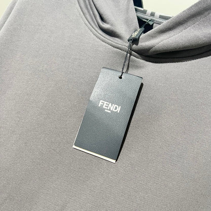 Fendi FF Patch Logo Cotton Hoodie