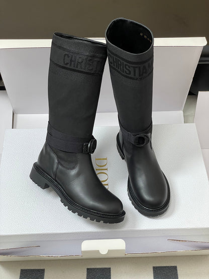 Dior D-Major Mid-Calf Combat Boots – Autumn/Winter Collection