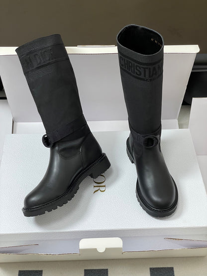 Dior D-Major Mid-Calf Combat Boots – Autumn/Winter Collection