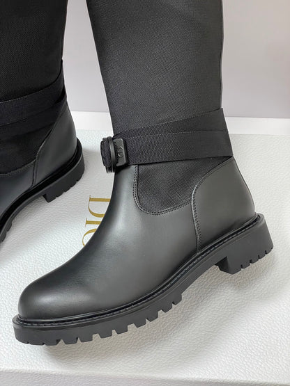 Dior D-Major Mid-Calf Combat Boots – Autumn/Winter Collection