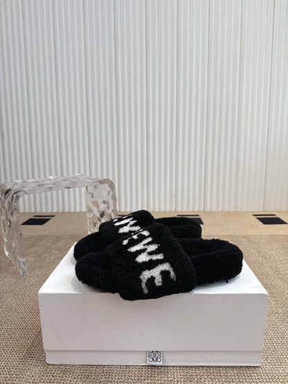 Loewe Classic Autumn/Winter Wool Slippers