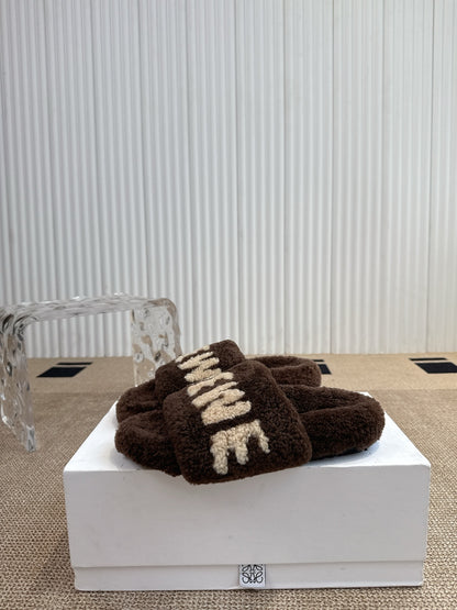 Loewe Classic Autumn/Winter Wool Slippers