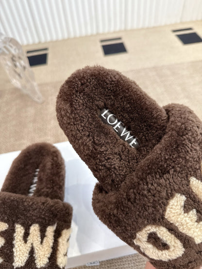 Loewe Classic Autumn/Winter Wool Slippers