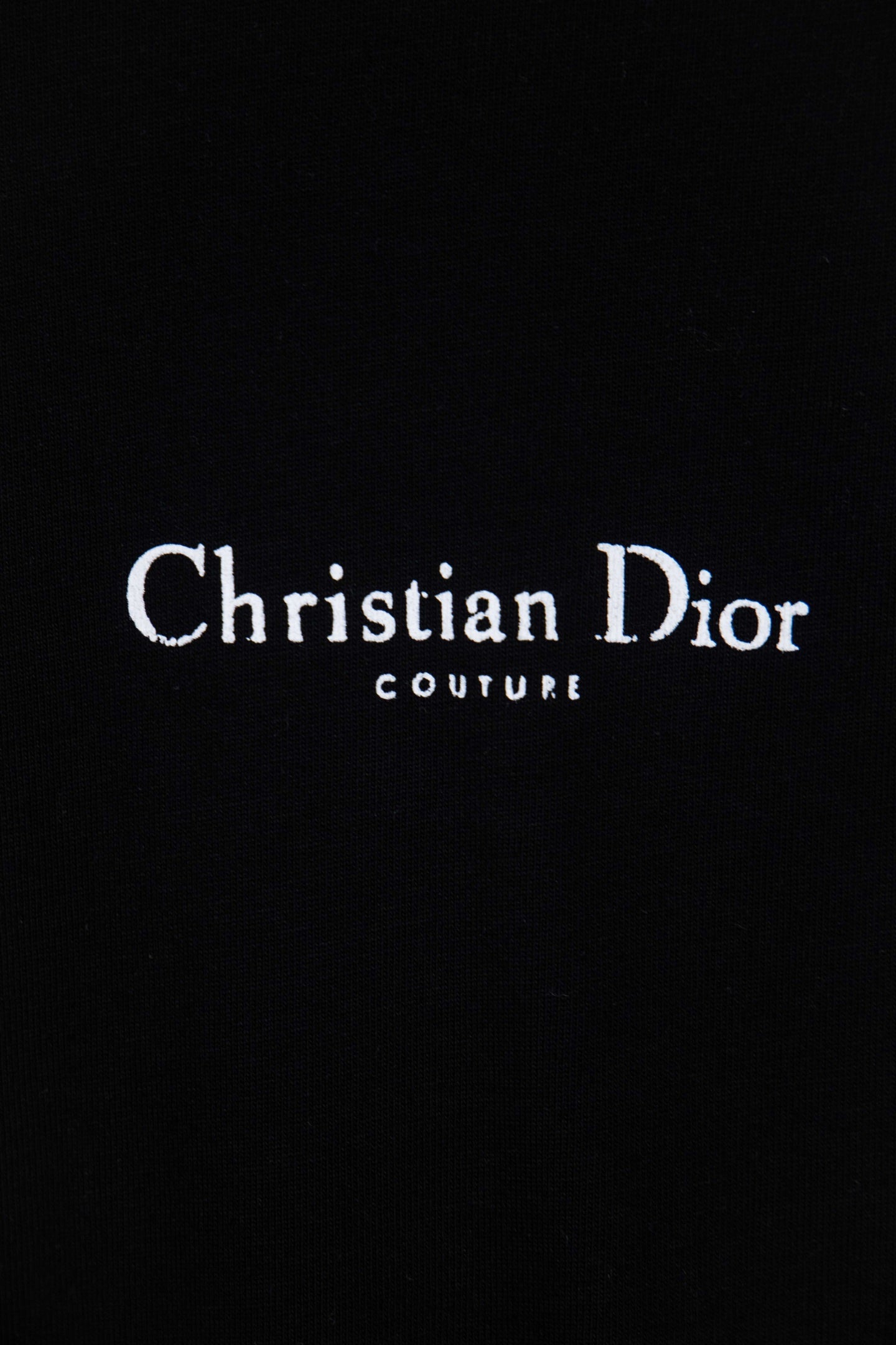 Dior Classic English Letter Long Sleeve T-Shirt