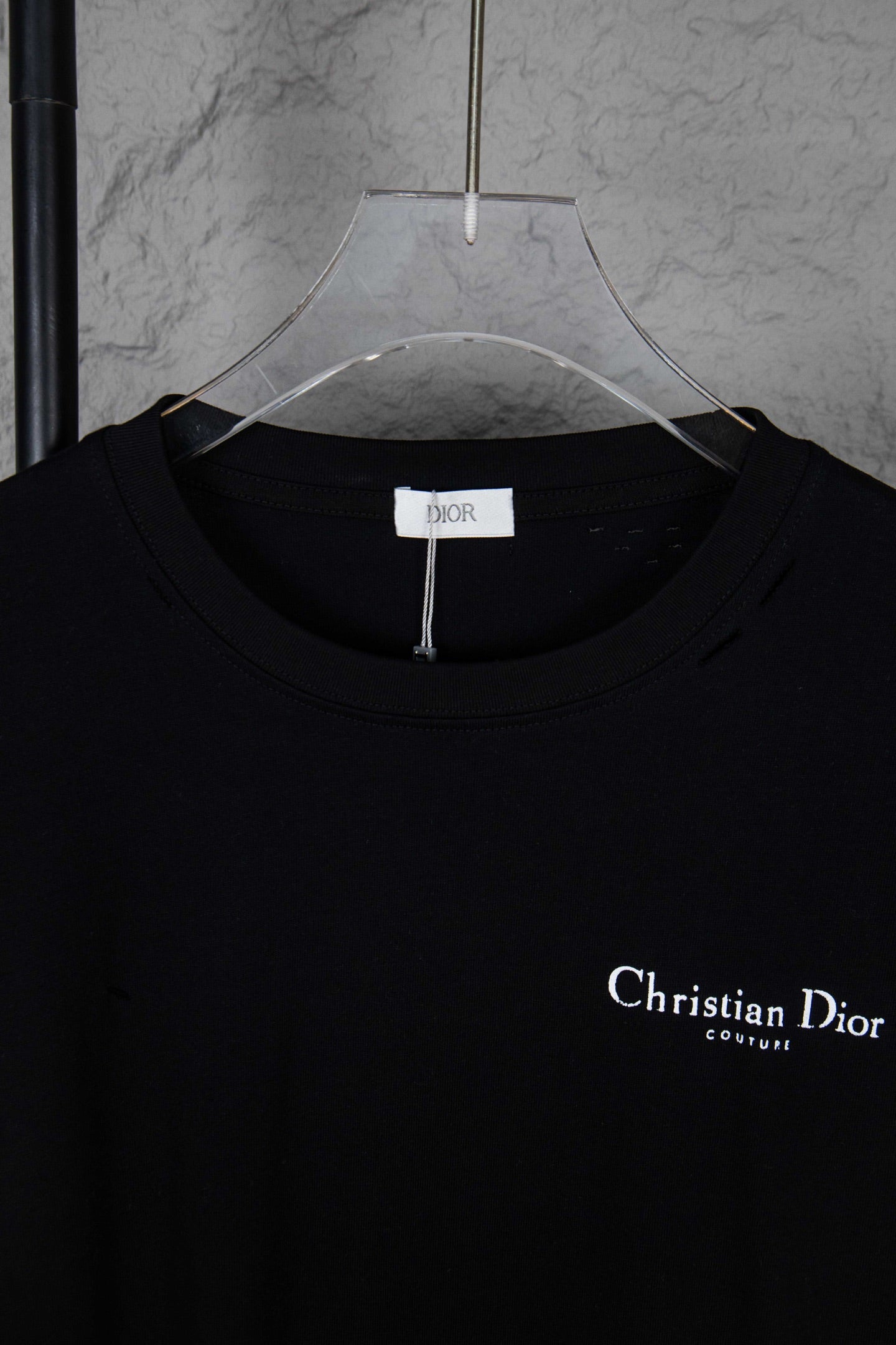 Dior Classic English Letter Long Sleeve T-Shirt