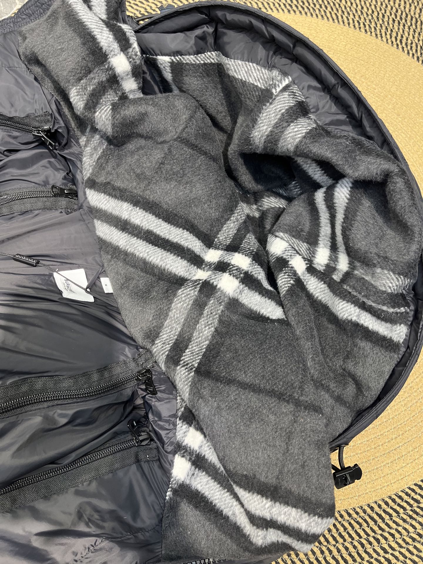 Burberry Detachable Sleeve Hooded Down Jacket