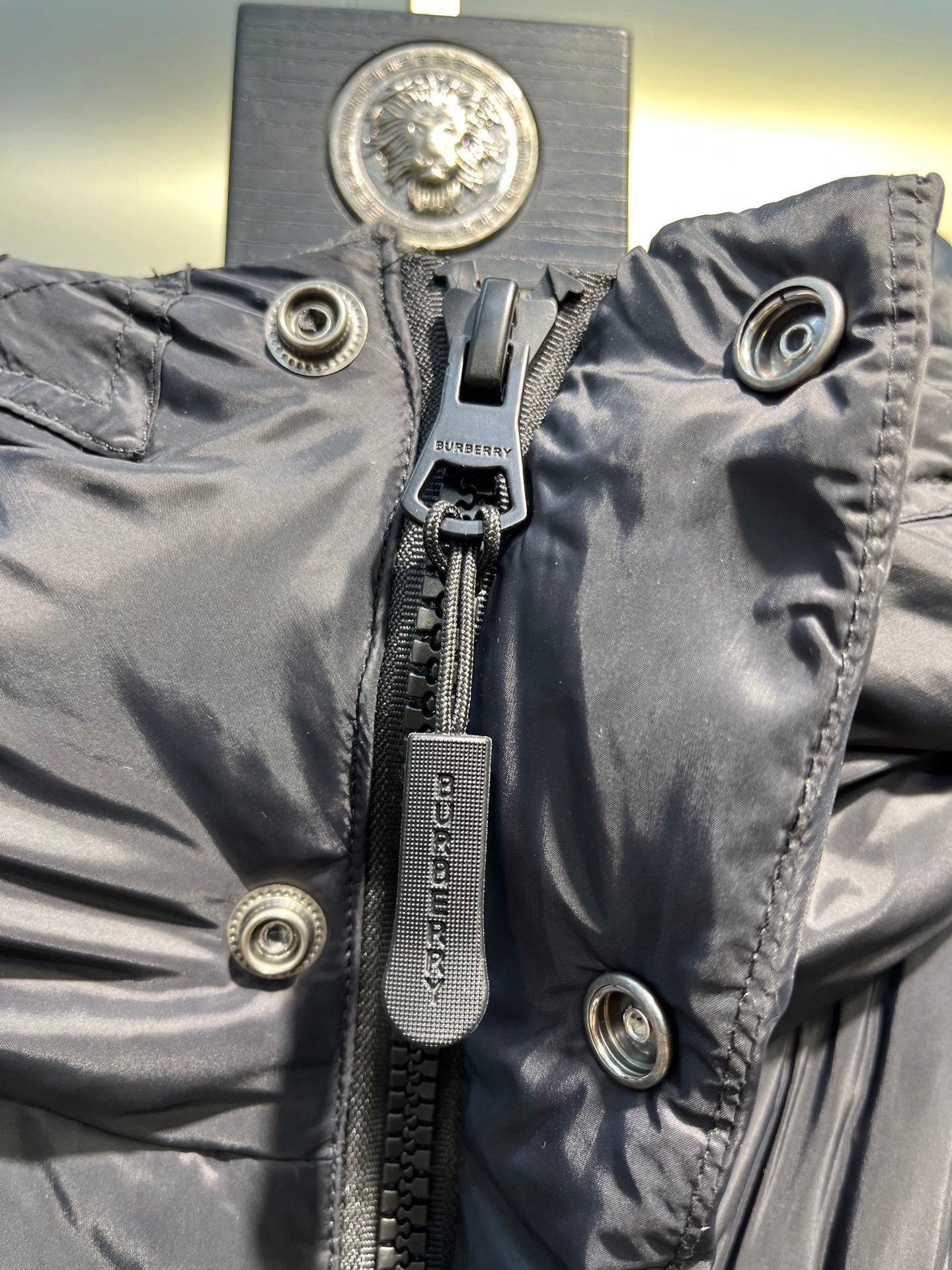 Burberry Detachable Sleeve Hooded Down Jacket