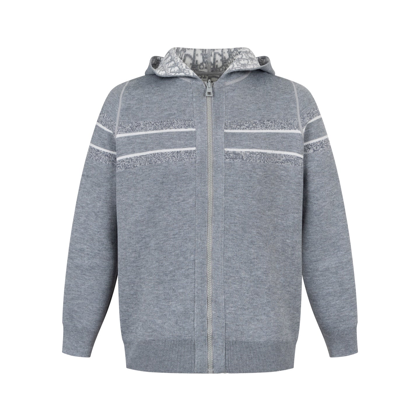 Dior Reversible Jacquard Cashmere Hooded Cardigan – 20SS