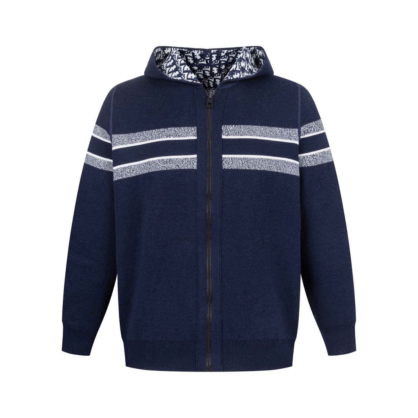 Dior Reversible Jacquard Cashmere Hooded Cardigan – 20SS