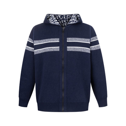 Dior Reversible Jacquard Cashmere Hooded Cardigan – 20SS