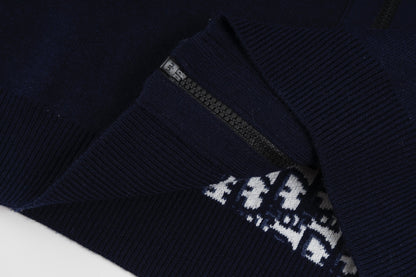 Dior Reversible Jacquard Cashmere Hooded Cardigan – 20SS
