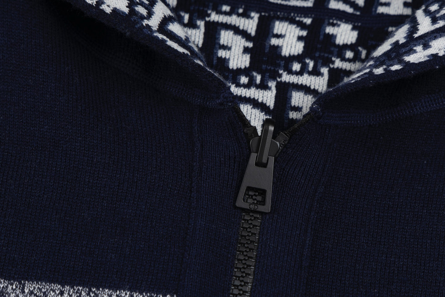 Dior Reversible Jacquard Cashmere Hooded Cardigan – 20SS