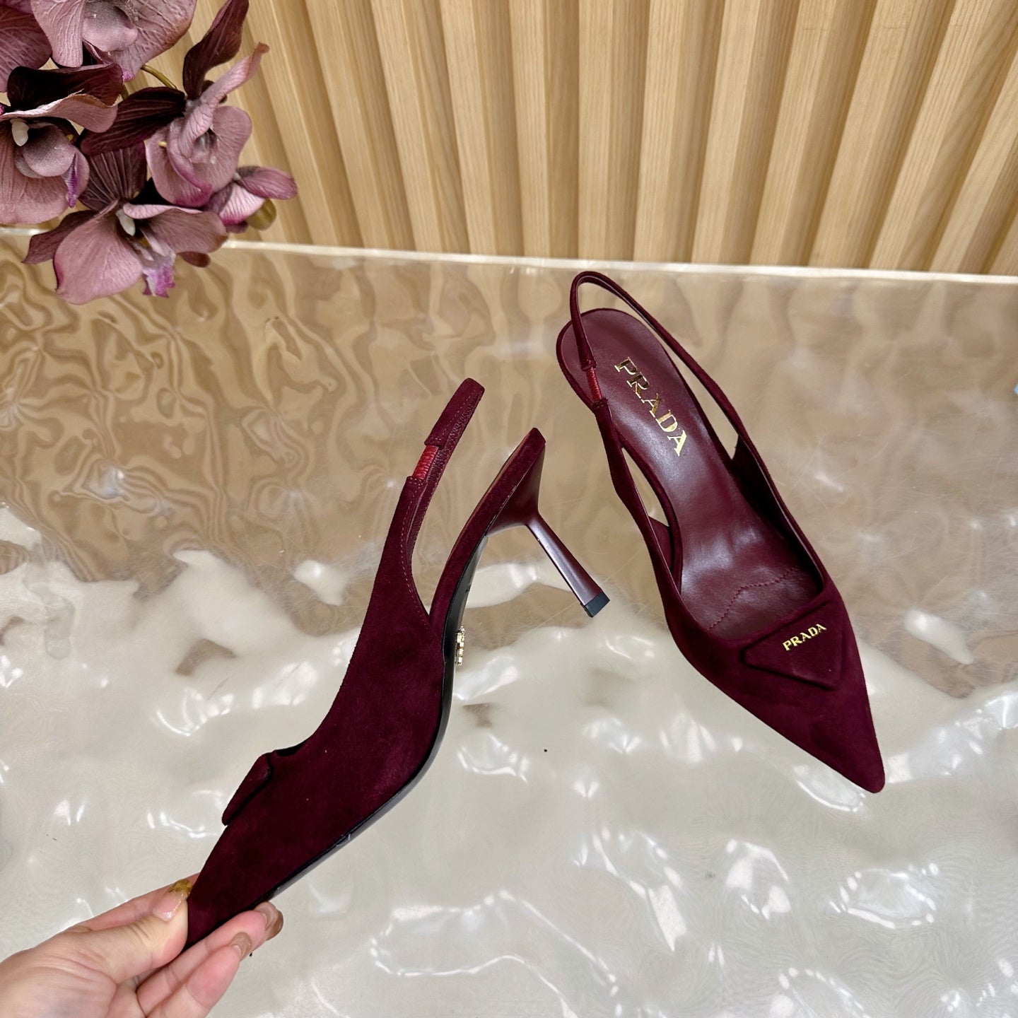 Prada 2025 Spring Pointed Toe Pumps