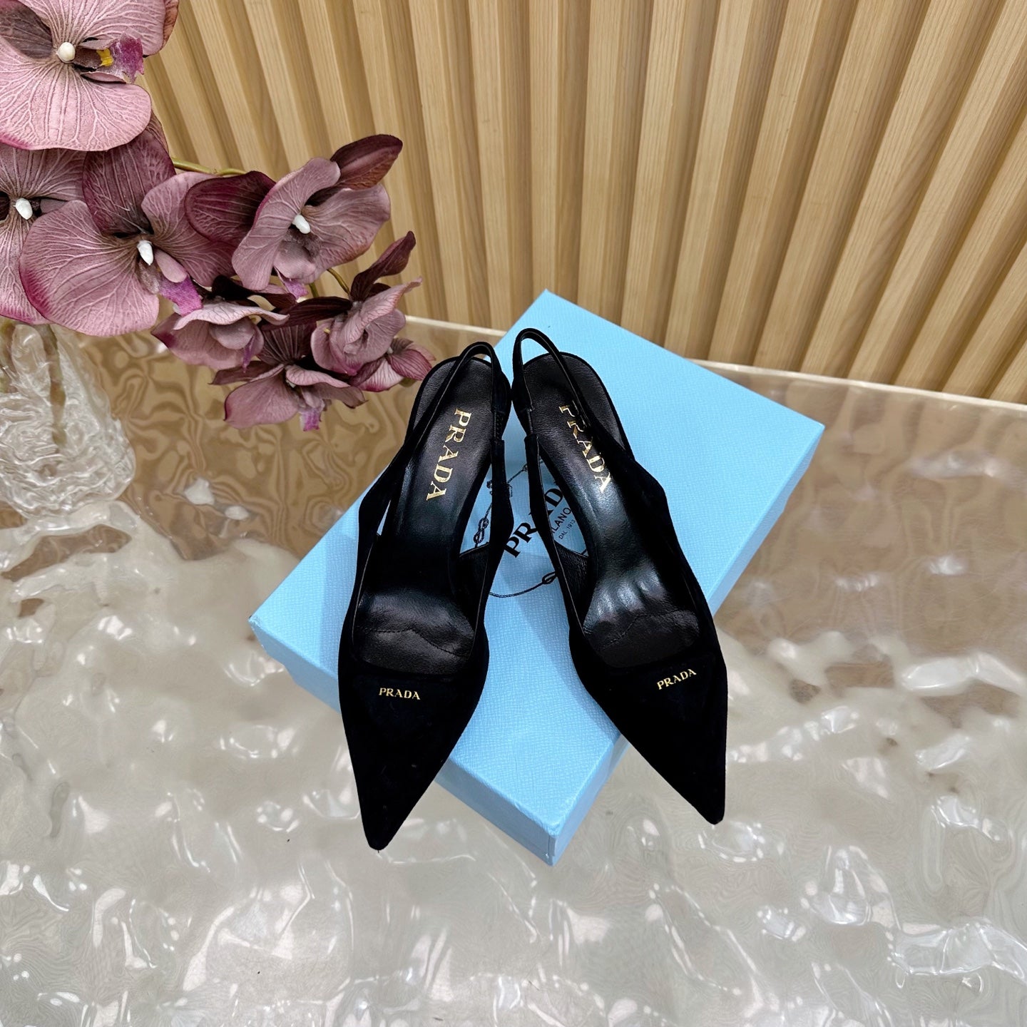 Prada 2025 Spring Pointed Toe Pumps