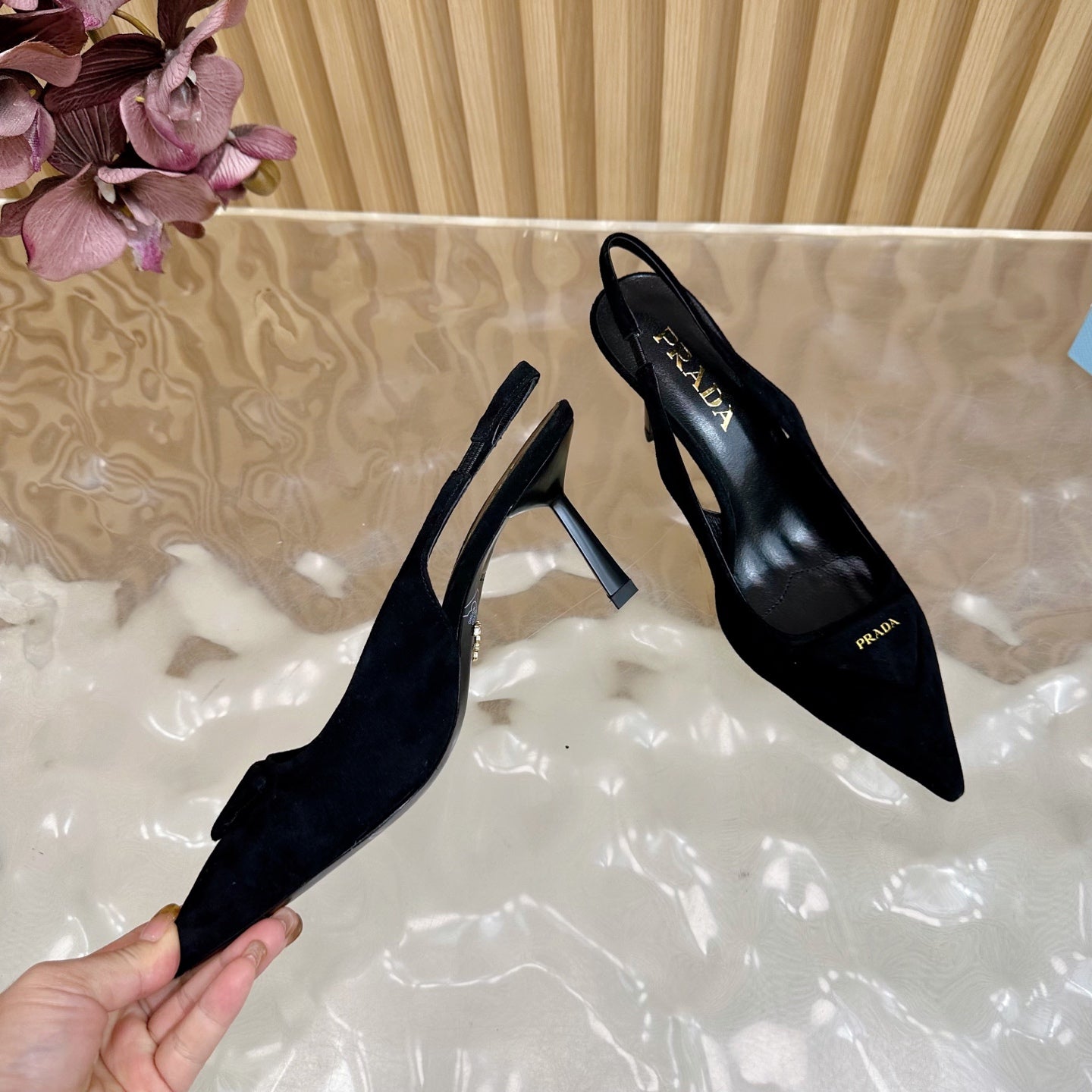 Prada 2025 Spring Pointed Toe Pumps