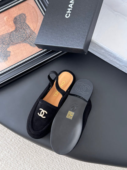 Chanel 25K Autumn/Winter Suede Mules