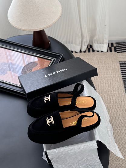 Chanel 25K Autumn/Winter Suede Mules