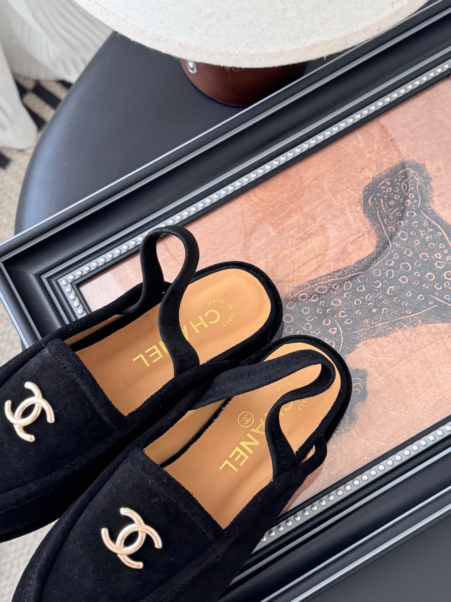 Chanel 25K Autumn/Winter Suede Mules