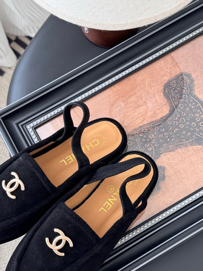 Chanel 25K Autumn/Winter Suede Mules