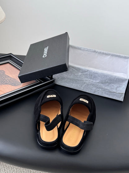 Chanel 25K Autumn/Winter Suede Mules
