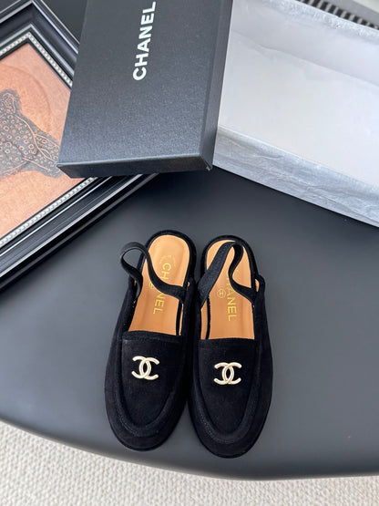 Chanel 25K Autumn/Winter Suede Mules