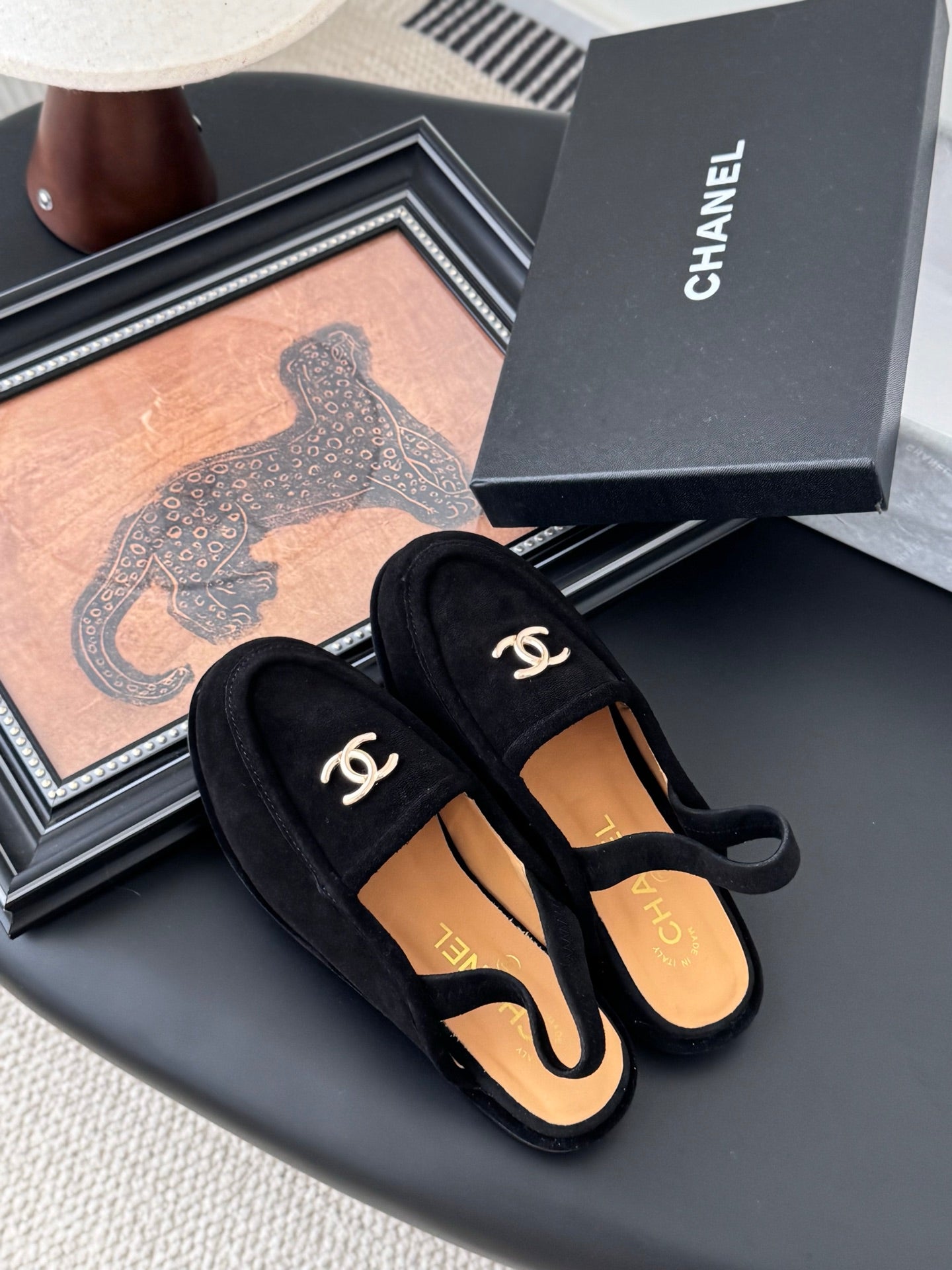 Chanel 25K Autumn/Winter Suede Mules
