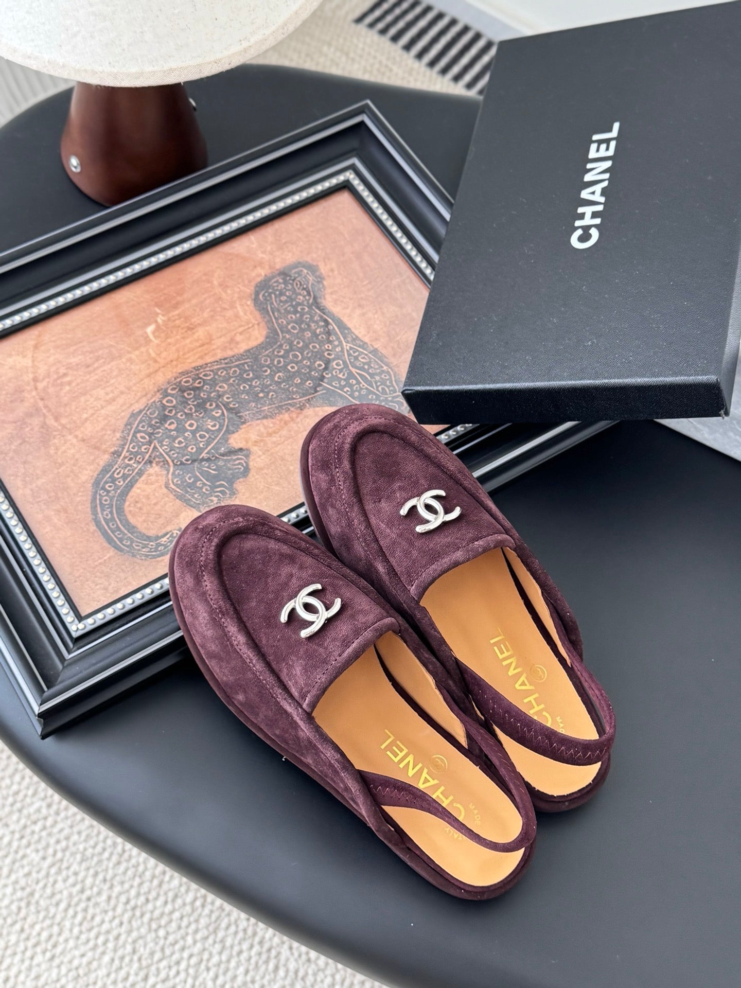 Chanel 25K Autumn/Winter Suede Mules