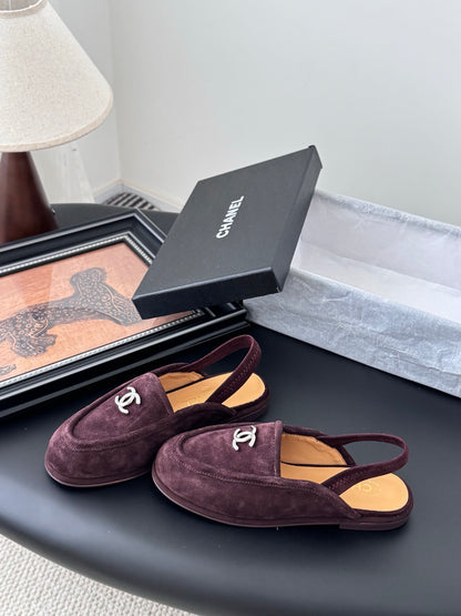 Chanel 25K Autumn/Winter Suede Mules