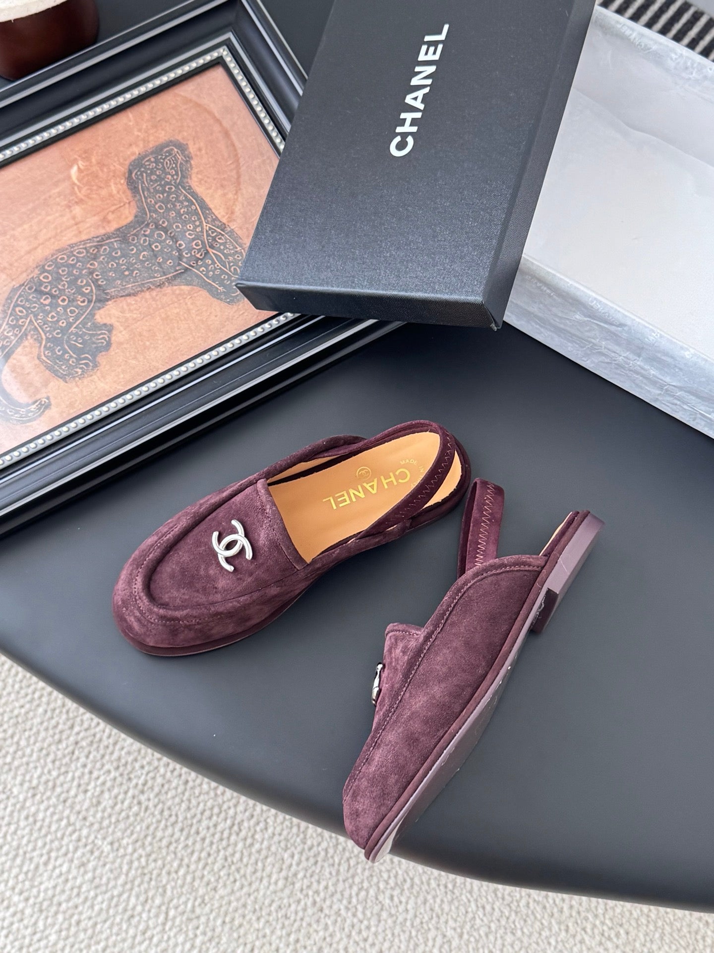 Chanel 25K Autumn/Winter Suede Mules