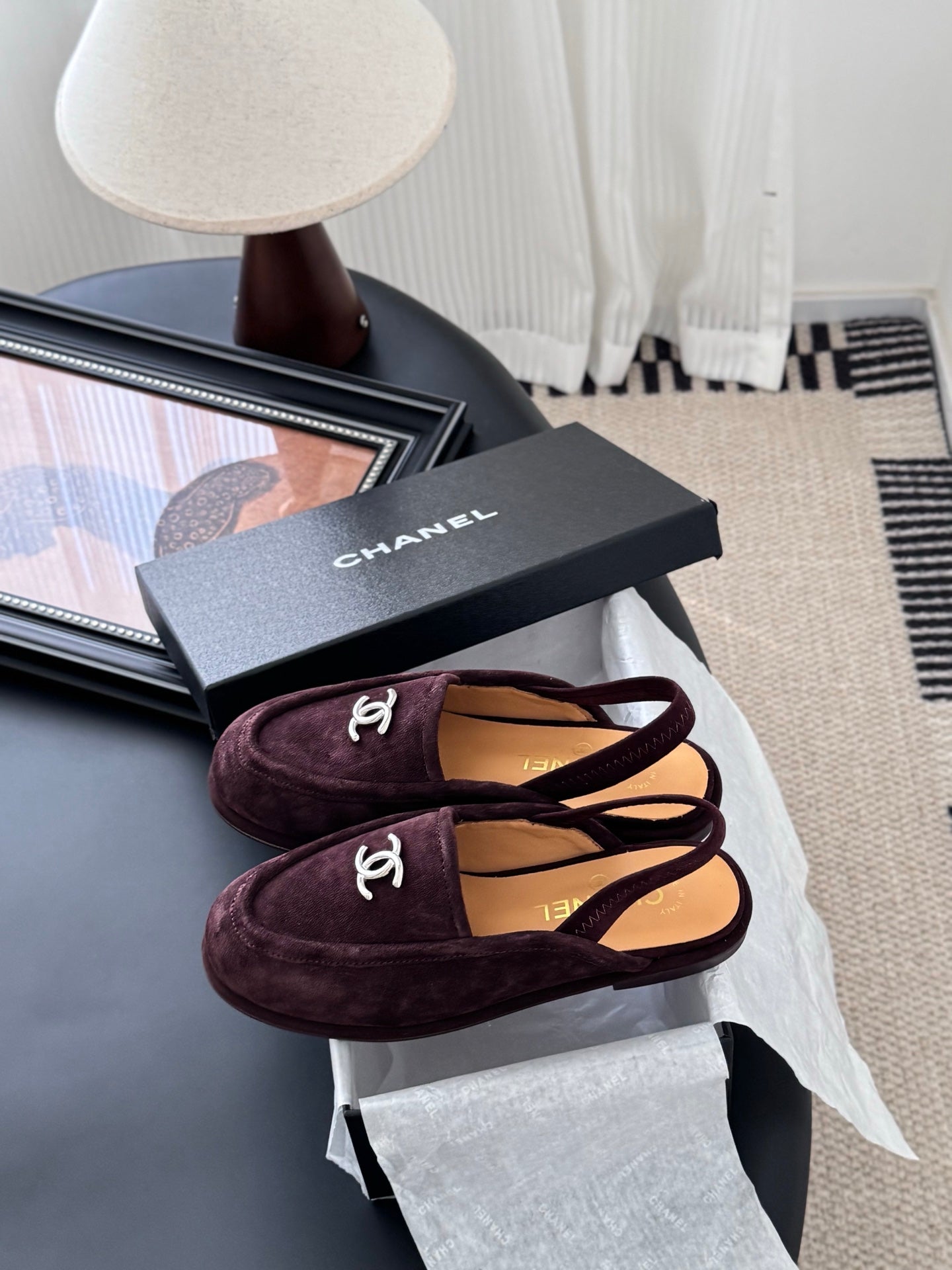 Chanel 25K Autumn/Winter Suede Mules