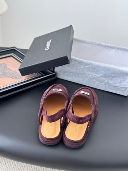 Chanel 25K Autumn/Winter Suede Mules