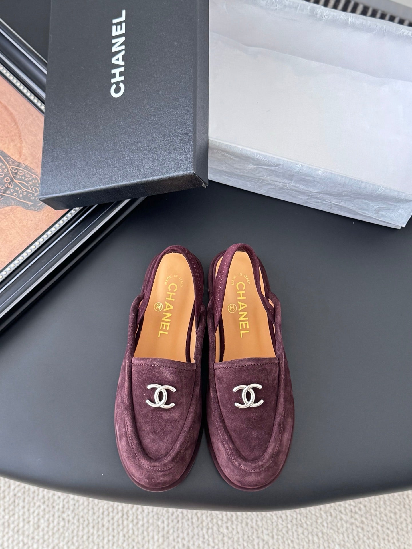 Chanel 25K Autumn/Winter Suede Mules