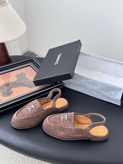 Chanel 25K Autumn/Winter Suede Mules