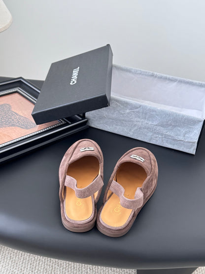Chanel 25K Autumn/Winter Suede Mules