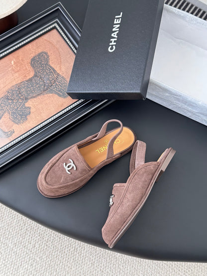 Chanel 25K Autumn/Winter Suede Mules