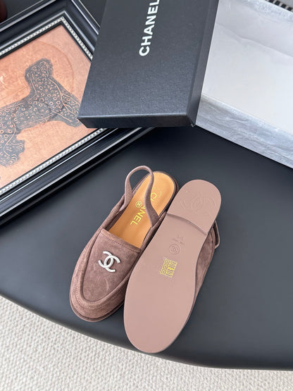 Chanel 25K Autumn/Winter Suede Mules