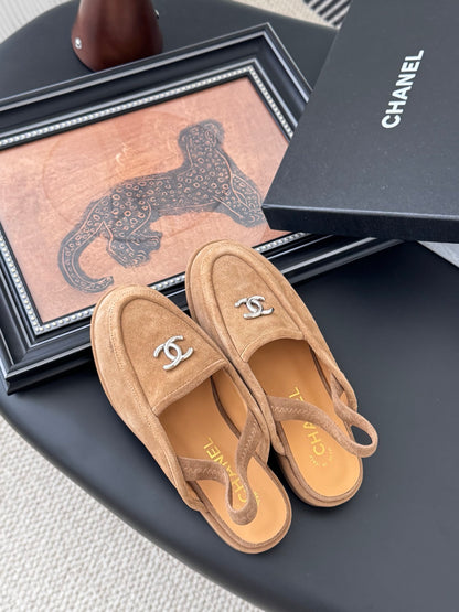 Chanel 25K Autumn/Winter Suede Mules