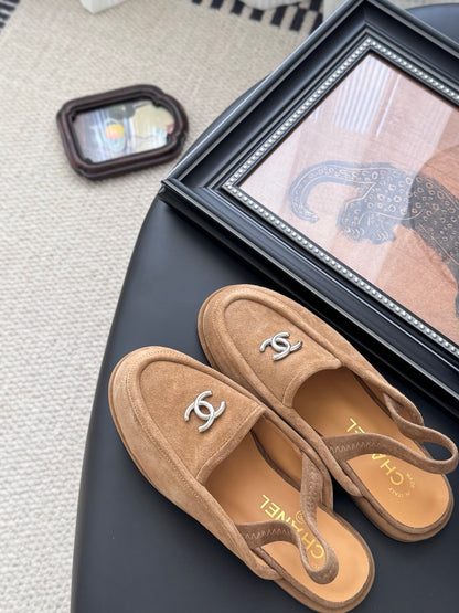 Chanel 25K Autumn/Winter Suede Mules