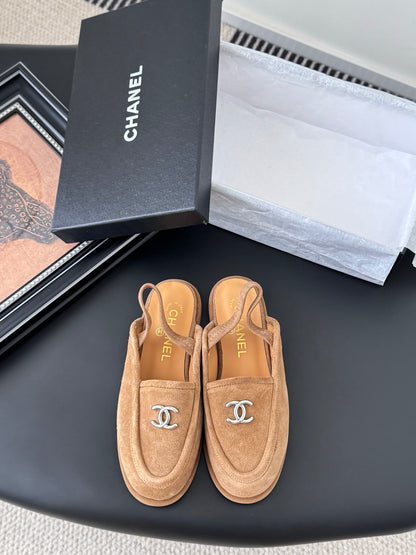 Chanel 25K Autumn/Winter Suede Mules