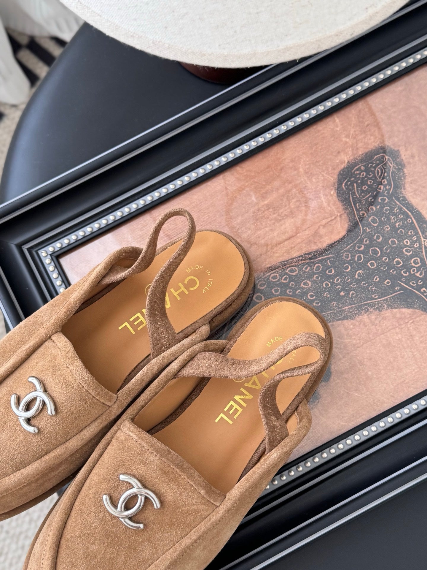 Chanel 25K Autumn/Winter Suede Mules