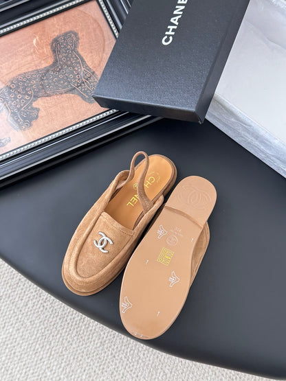 Chanel 25K Autumn/Winter Suede Mules