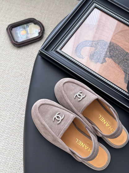 Chanel 25K Autumn/Winter Suede Mules