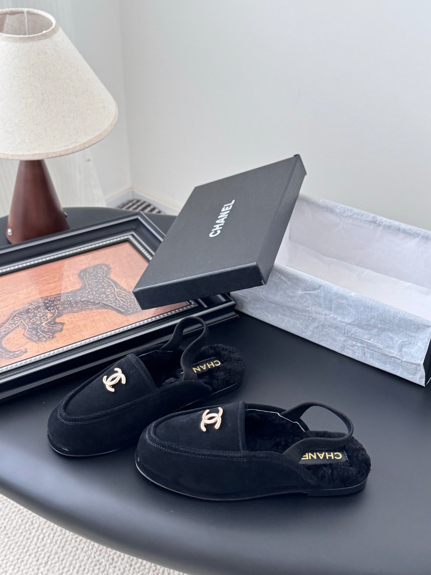 Chanel 24K Autumn/Winter Furry Mules