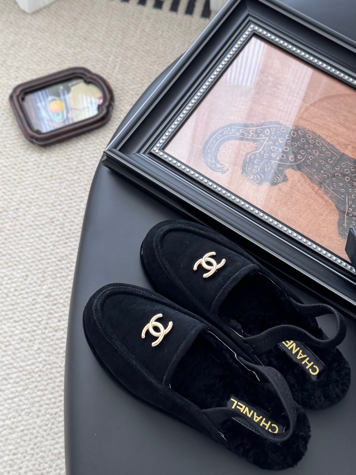 Chanel 24K Autumn/Winter Furry Mules