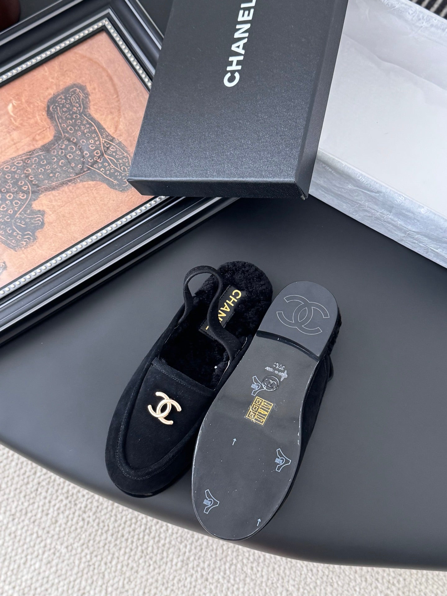 Chanel 24K Autumn/Winter Furry Mules