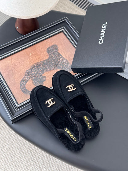 Chanel 24K Autumn/Winter Furry Mules